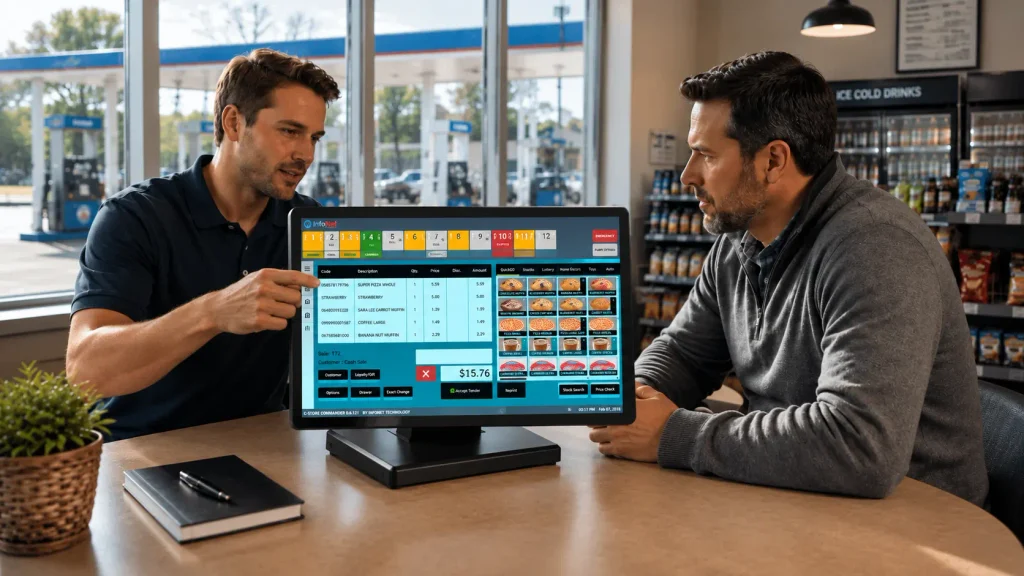Consultation on choosing a modern POS system for a fuel and convenience store